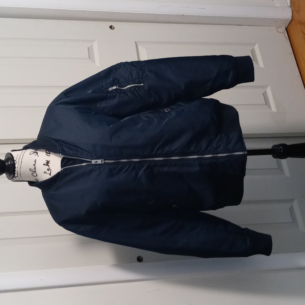 Blue Bomber Jacket - Picture 2 of 11